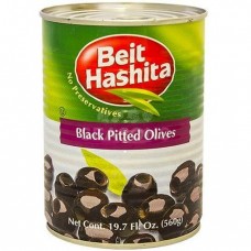 Beit Hashita Black Pitted Olives.