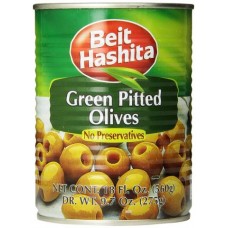 Beit Hashita Green Pitted Olives.