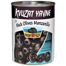 Kvuzat Yavne - Black Manzanillo Olives, Pitted