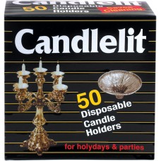 Candlelit 50 Disposables Candle Holders