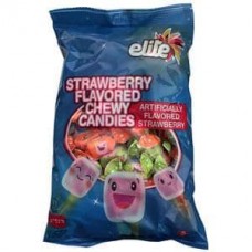 Elite Strawberry Flavored Chewy Candies 600g