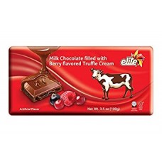 Elite Milk Chocolate Filled With Berry Flavored Truffle Cream?