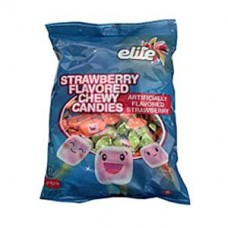 Elite Strawberry Flavored Chewy Candies 200 G