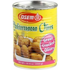 Osem Green Cracked Olives