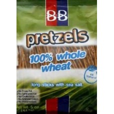 BB Pretzels 100% Whole Wheat Sea Salt